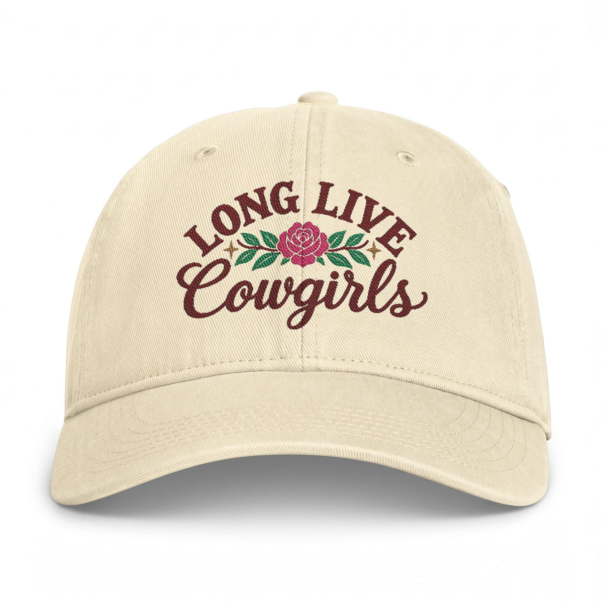 Long Live Cowgirls Embroidered Cap