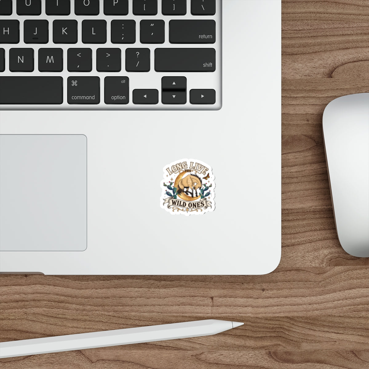 Long Live the Wild Ones Sticker — Horse & Cactus Die-Cut Vinyl Sticker