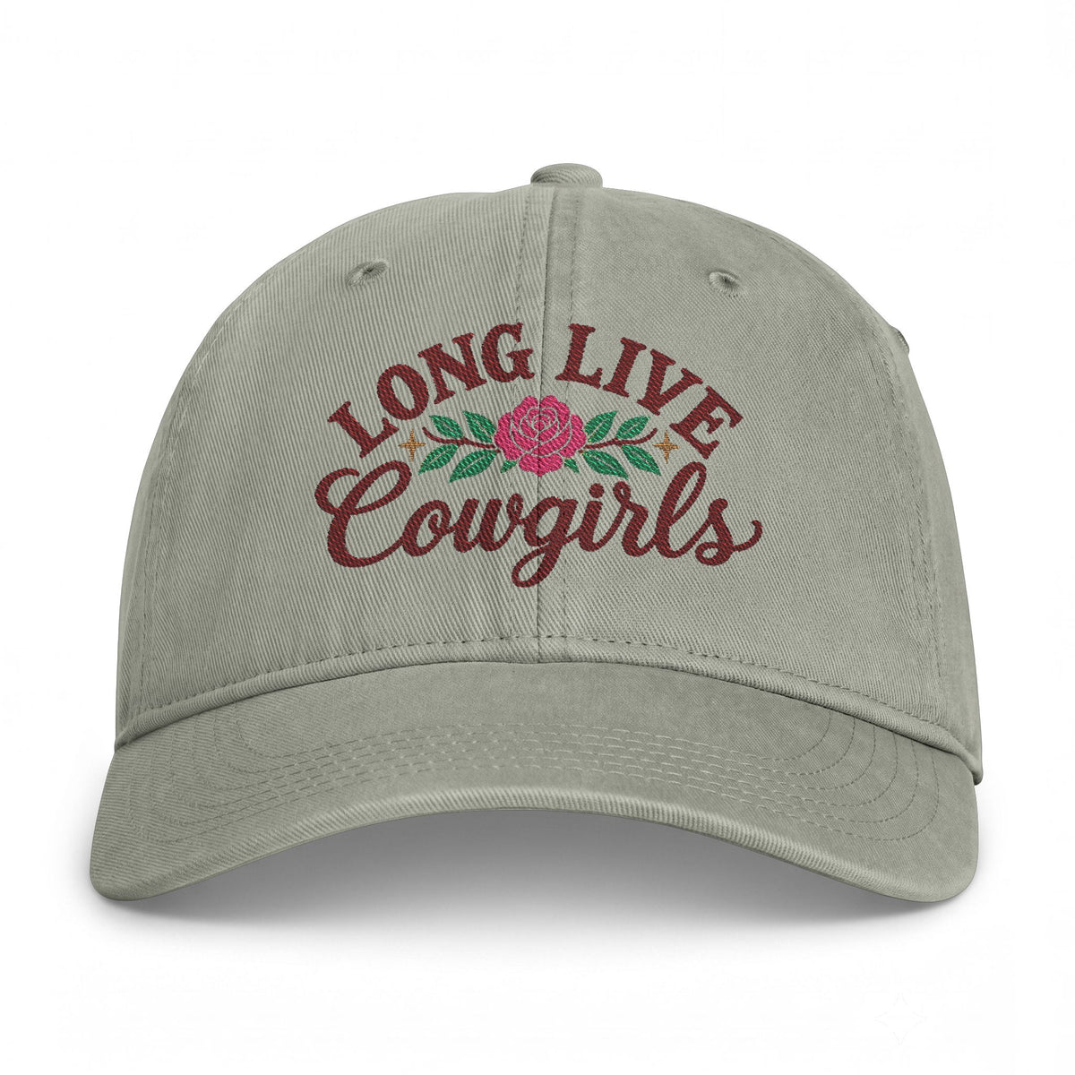 Long Live Cowgirls Embroidered Cap