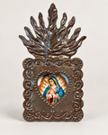 Our Lady of Guadalupe | Original Miniature Painting in Sacred Heart Nicho