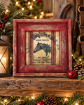 Christmas Horse Treats | Original Framed Holiday Art