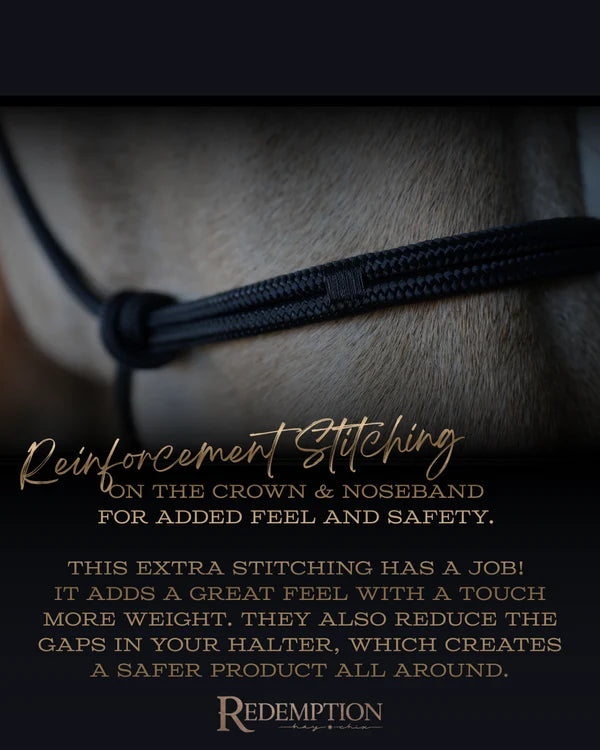 HayChix Redemption Rope Halter + Lead Rope Set