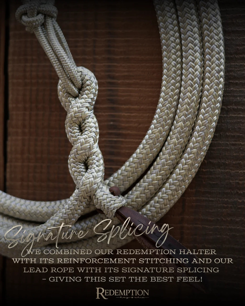 HayChix Redemption Rope Halter + Lead Rope Set